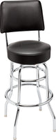 Fender Blackout Backrest Barstool, 30"